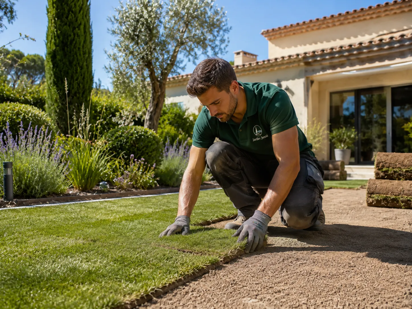 Jardin présenté par Jardin Jussi — Paysagiste à Rousset